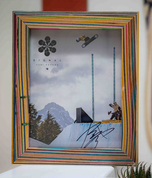 Yuki Kadono Signed Print x Paul Schmitt UpCycle frame